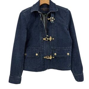 Ralph Lauren lobster hook closure Women's Navy Denim Jacket